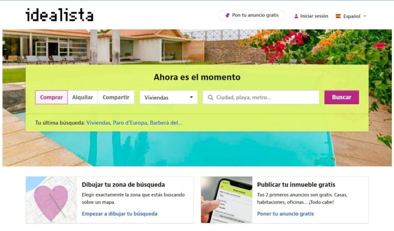 HOME IDEALISTA PORTAL INMOBILIARIO LIDER